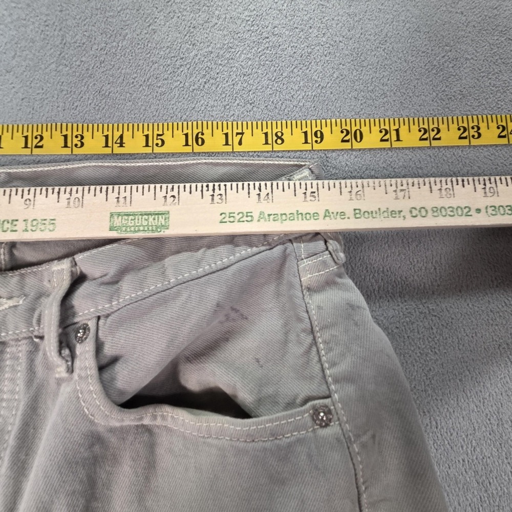 VTG Levis 501 Jeans Mens Gray‎ Wash Regular Straight Button Fly Fits 30x27 - Picture 3 of 16